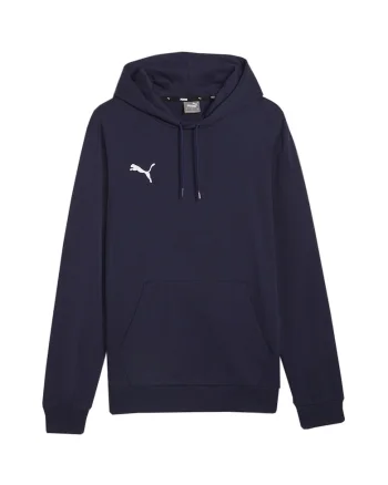 Hanorac barbati Puma Team Goal Casuals, bleumarin, bumbac, gluga mare, buzunar mare,