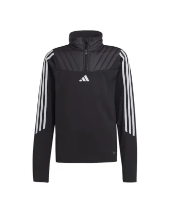 Hanorac sport baieti,  Poliester, Negru/Alb