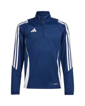 Hanorac sport copii  tiro 24 jr, poliester, albastru inchis