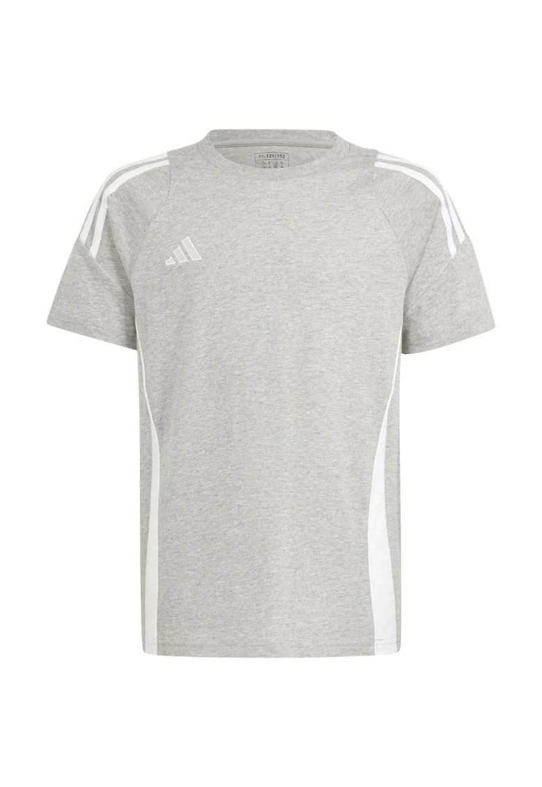 Tricou sport copii  tiro 24 jr, bumbac, gri