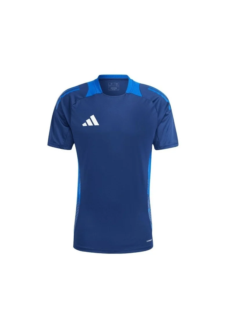 Tricou sportiv,  Tiro 24, croiala mulata, albastru, poliester reciclat
