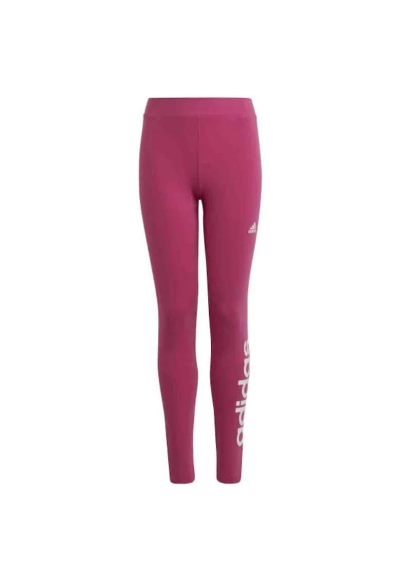Colanti din bumbac cu logo linear  essentials, Bumbac, Roz