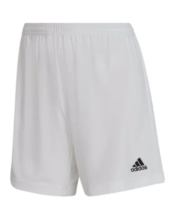 Pantaloni scurti de fotbal,  Poliester, Alb