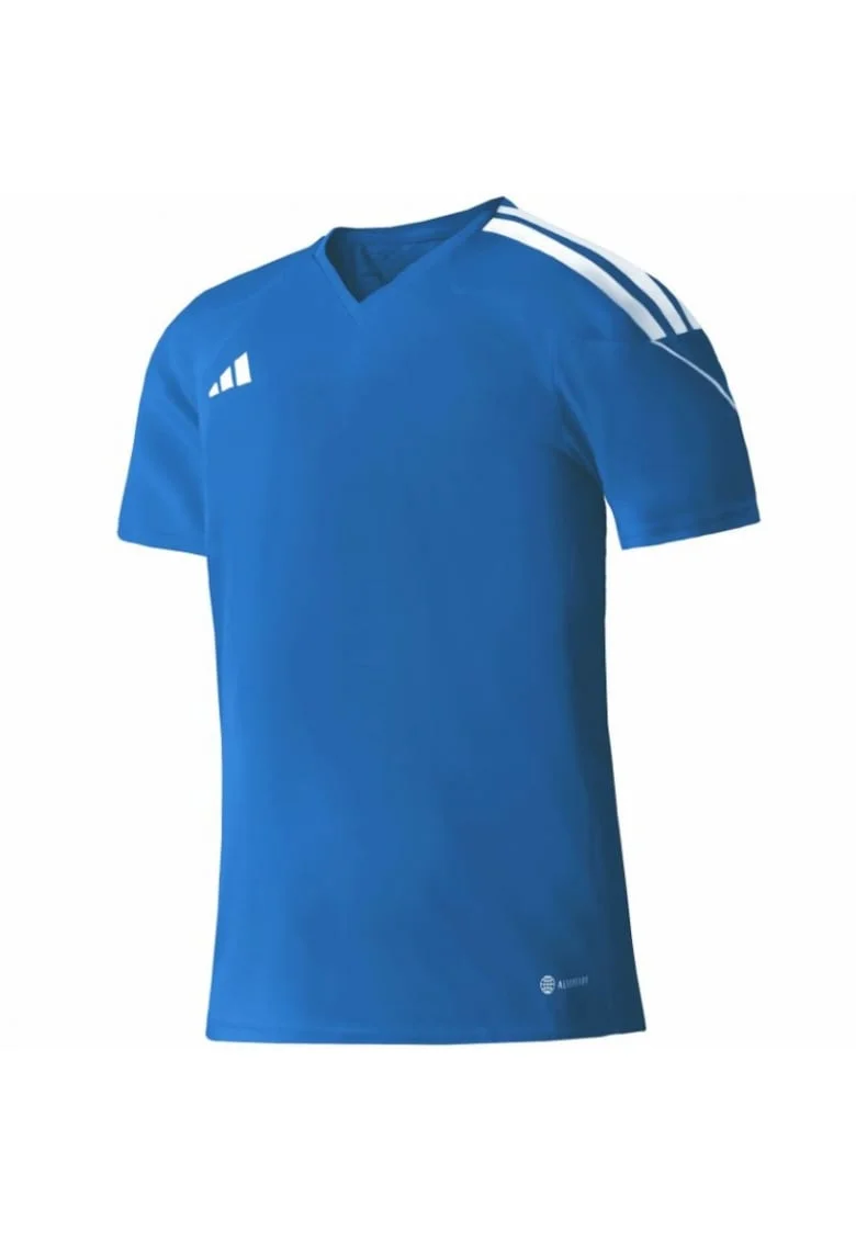 Tricou sport,  Poliester, Albastru,