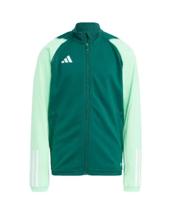 Hanorac sport copii  tiro 23 competitie training jr, Poliester, Verde