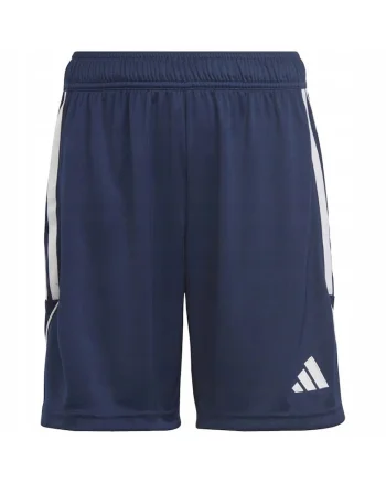 Pantaloni sport copii,  Tiro 23 League, Poliester, Bleumarin, 128 cm, 191870024