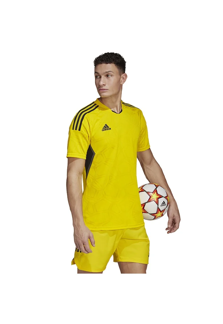 Tricou barbati,  Poliester, Galben.