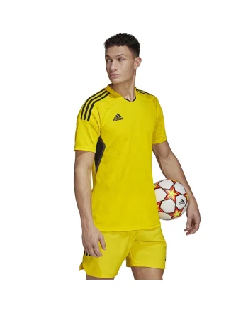 Tricou barbati,  Poliester, Galben.