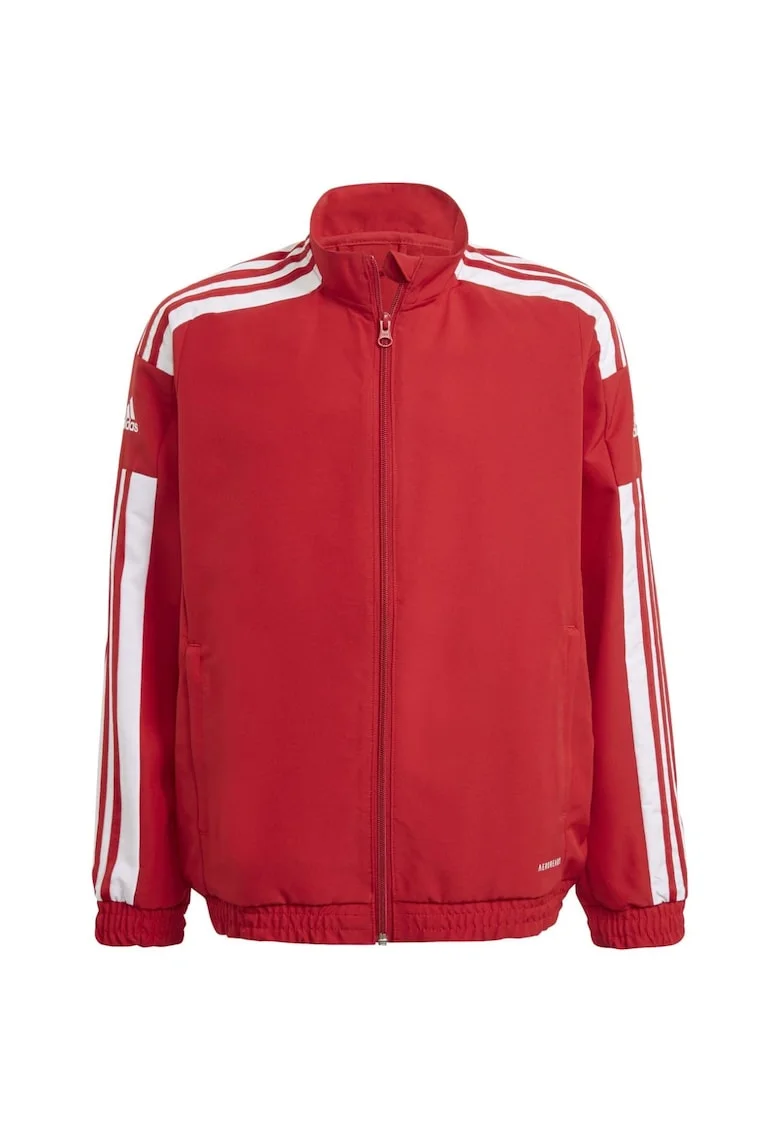Hanorac copii adidas Squadra 21, rosu, material reciclat, pentru fotbal
