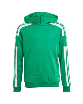 Hanorac sport pentru copii,  Poliester, Verde/Alb,