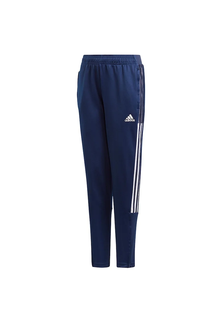 Pantaloni sport copii,  Poliester, Albastru/Alb
