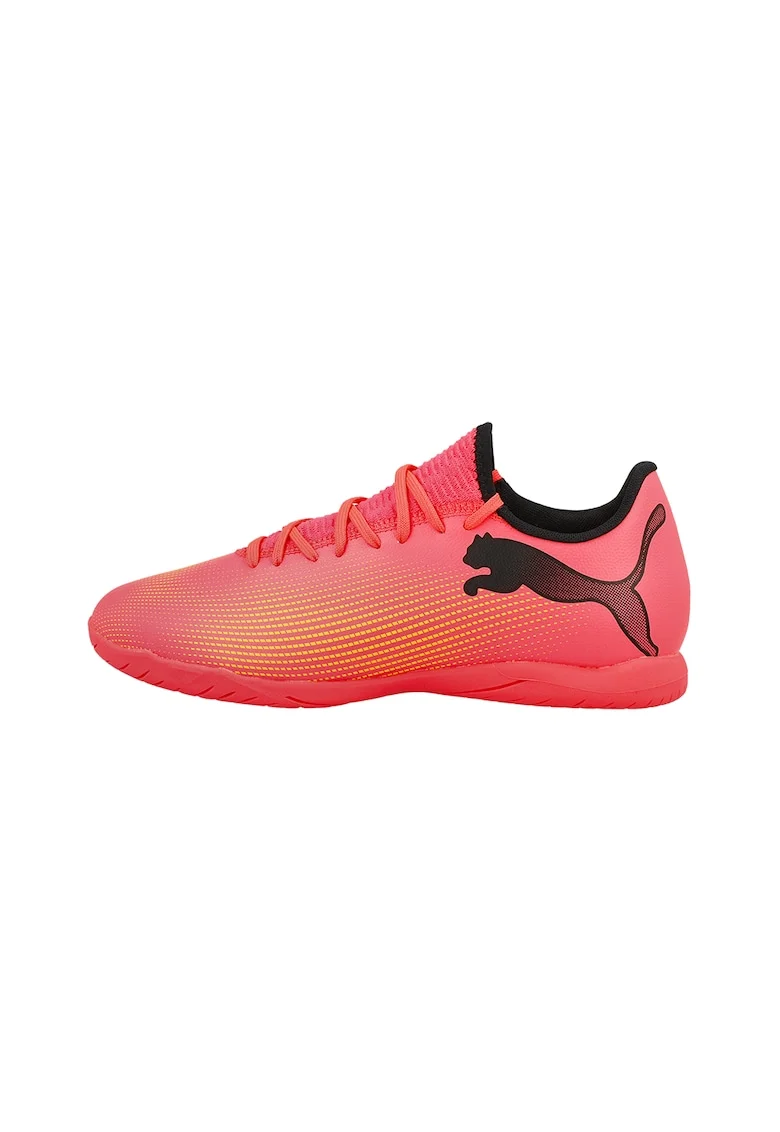 Pantofi cu imprimeu logo pentru fotbal Future 7 Play, Roz