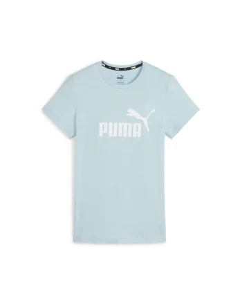 Tricou sport dama,  ESS Logo Tee (s), Bumbac, Albastru deschis