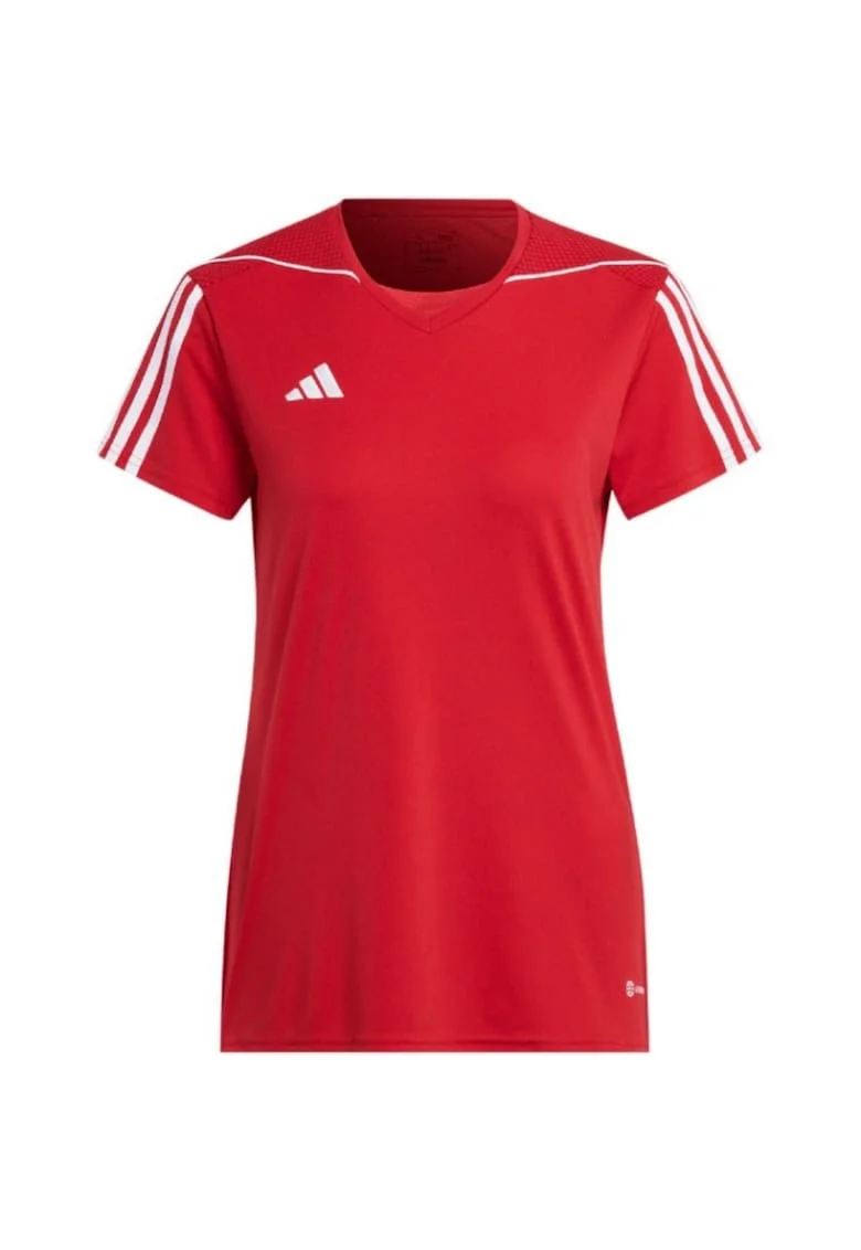 Tricou dama,  Poliester, Rosu, Rosu