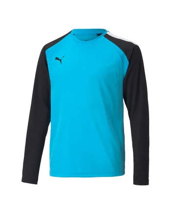 Bluza cu model colorblock pentru fotbal teamPACER, Negru/Albastru turcoaz