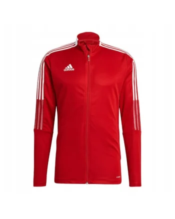 Bluza sport barbati,  Poliester, Rosu,