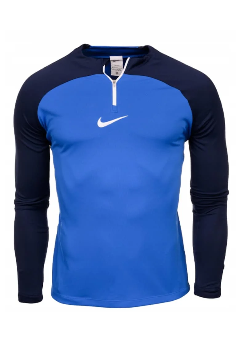 Hanorac sport barbati,  Poliester, Albastru/Negru,