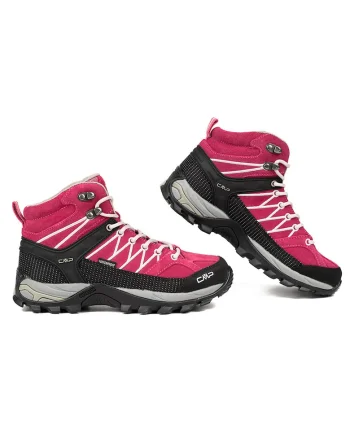 Pantofi de trekking pentru femei  Rigel Mid WP Roz/Negru