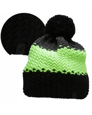 Caciula barbati,  Acril, verde/negru, M