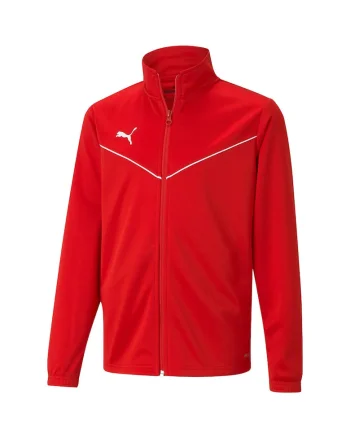 Hanorac pentru copii  teamRISE Training Poly Jacket Jr rosu 657393 01