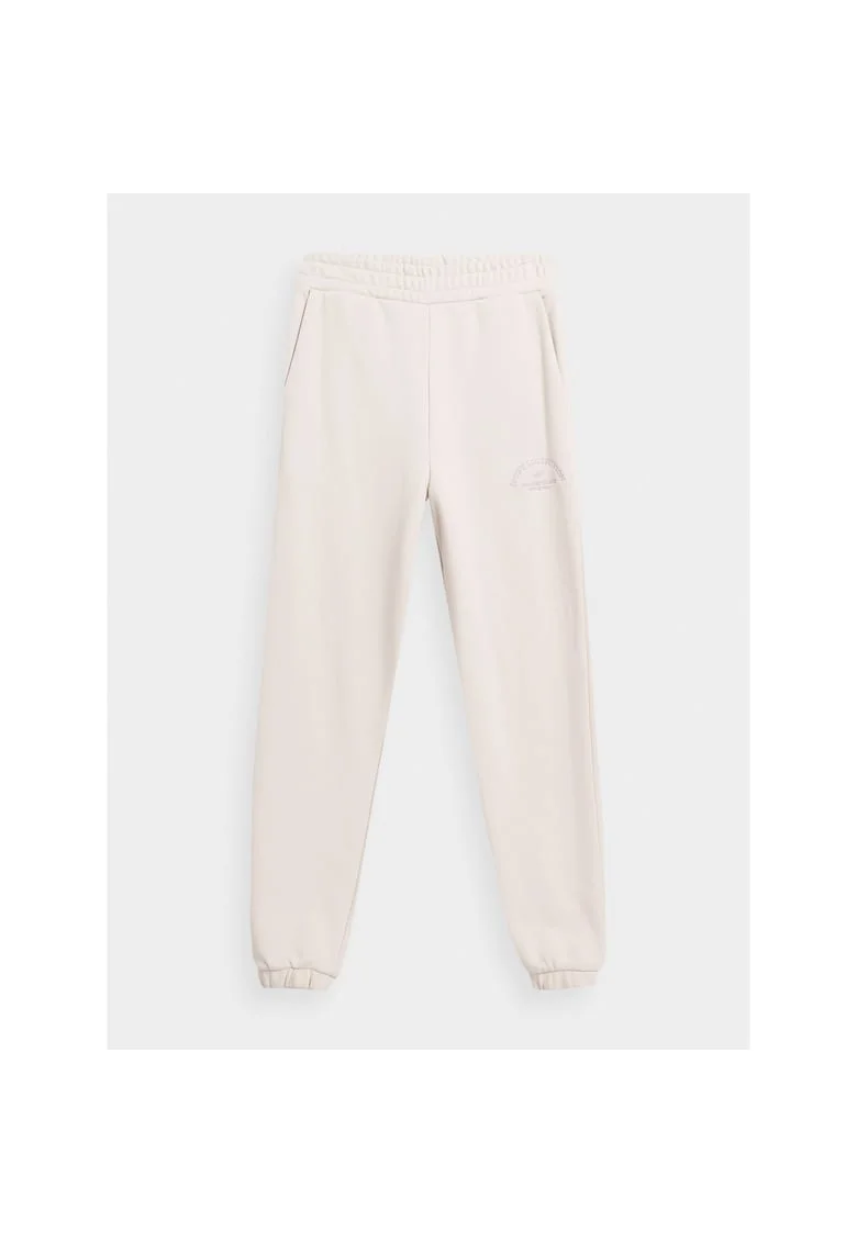 Pantaloni sport dama,  302879915, Bumbac, Bej