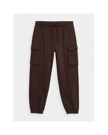 Pantaloni sport barbati,  302863846, Bumbac, Maro