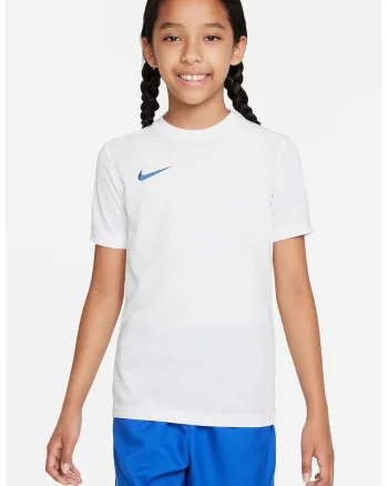 Tricou cu tehnologie Dri-Fit pentru fotbal Park, Alb/Albastru
