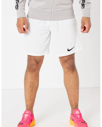 Pantaloni scurti cu tehnologie Dri-FIT pentru fotbal Park III, Alb optic