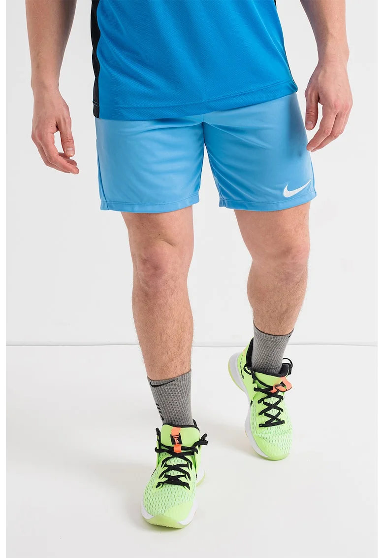 Pantaloni scurti cu tehnologie Dri-FIT pentru fotbal Park III, Albastru azur