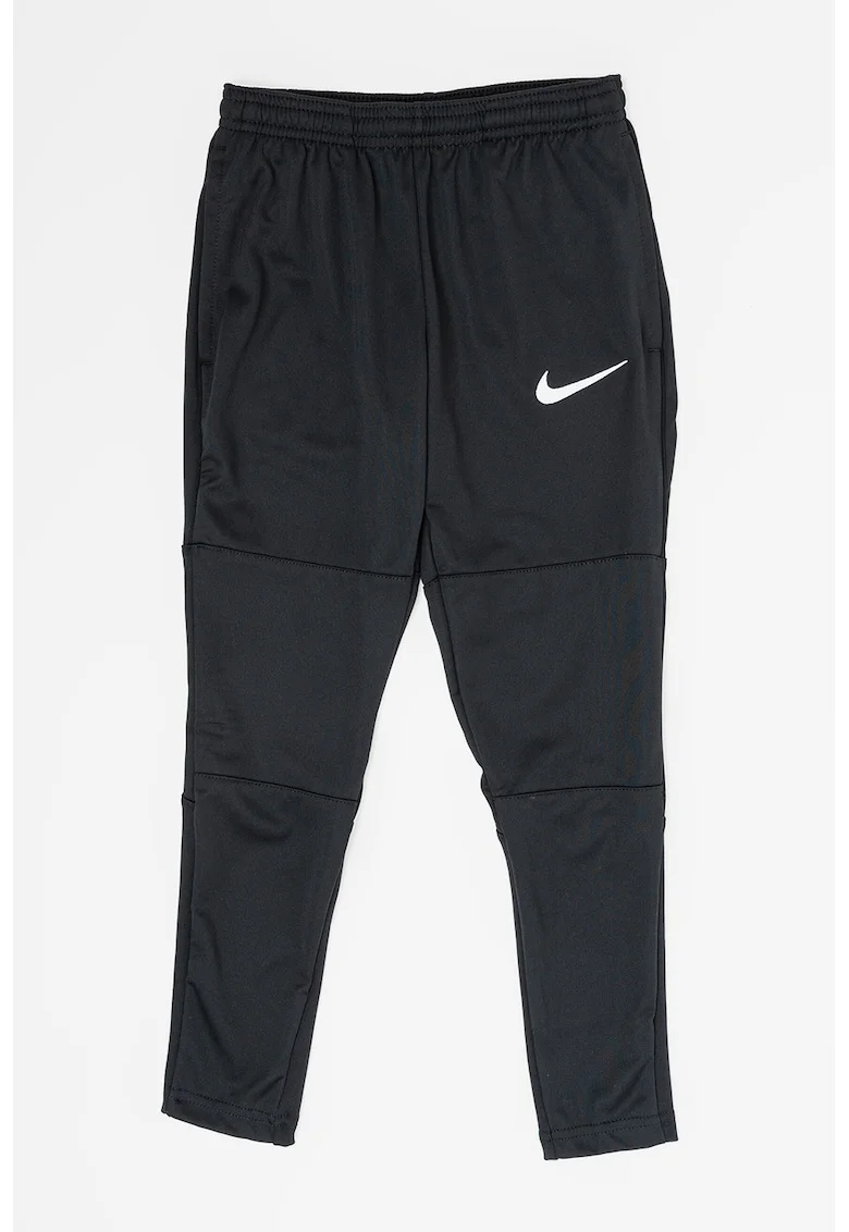 Pantaloni cu buzunare laterale pentru fotbal Park20, Alb/Negru