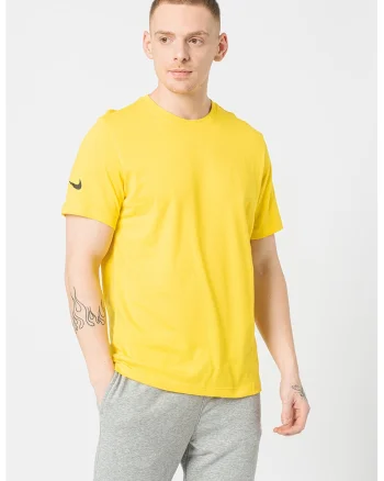 Tricou de bumbac pentru fotbal Park20, Galben