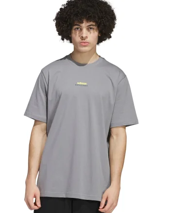 Tricou cu imprimeu, pentru baschet, Gri