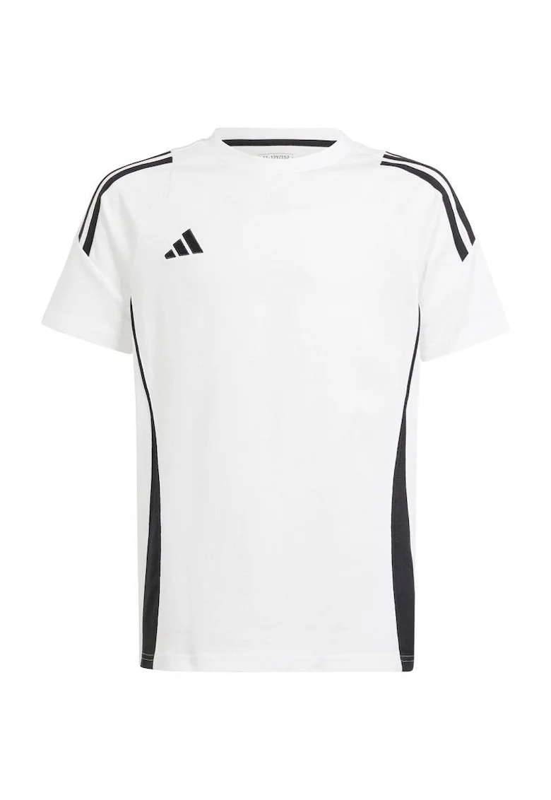 Tricou sport copii  Tiro 24 Sweat Jr, Bumbac, Alb