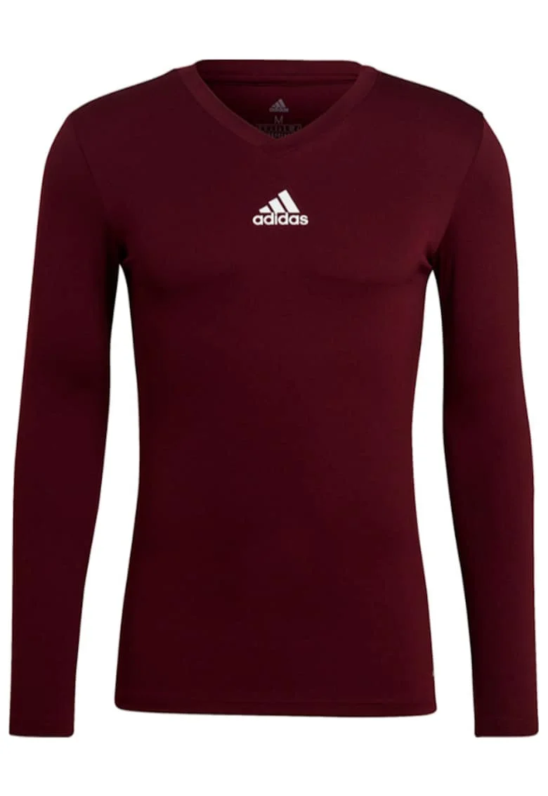 Bluza barbati pentru fotbal,  Poliester, Visiniu/Alb,