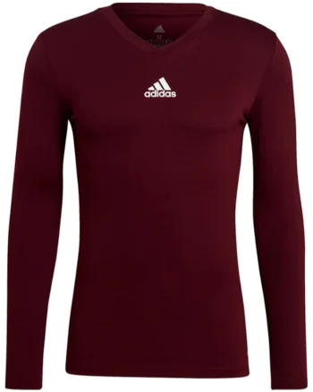 Bluza barbati pentru fotbal,  Poliester, Visiniu/Alb,