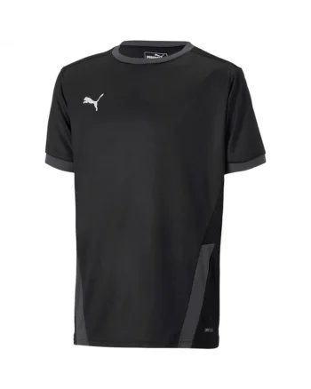 Tricou sport copii,  Poliester, Negru