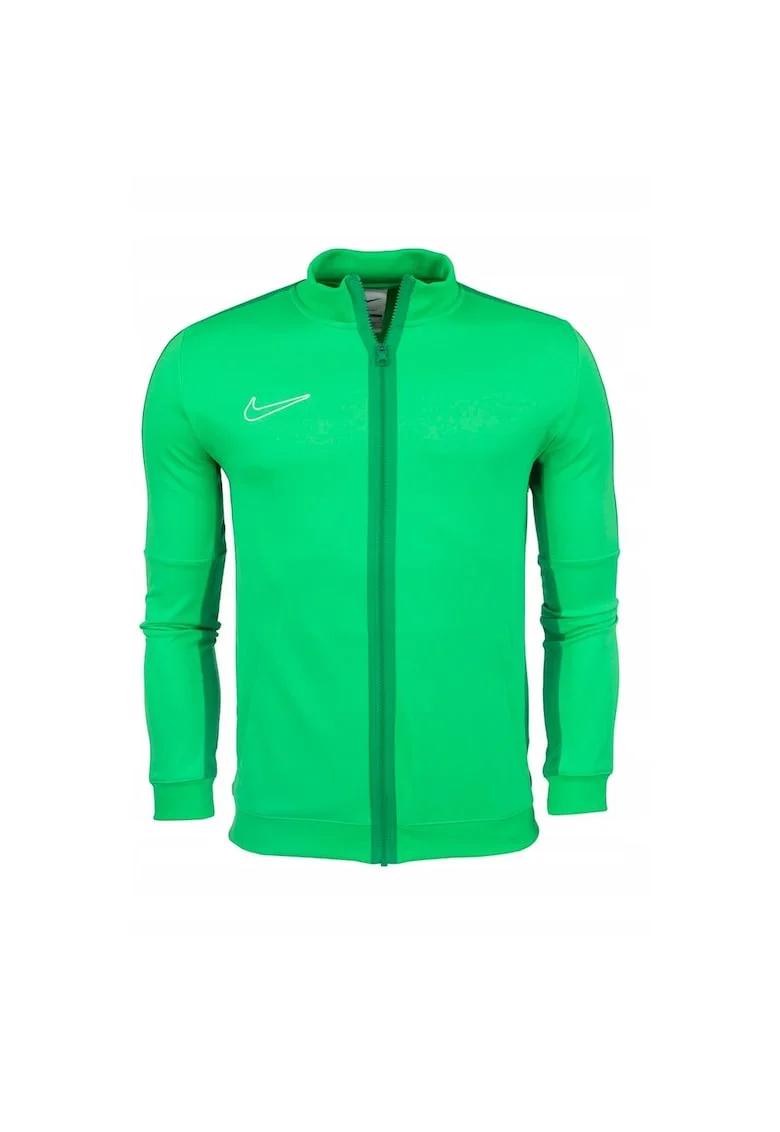 Bluza sport barbati,  Poliester/Elastan, Verde/Alb,