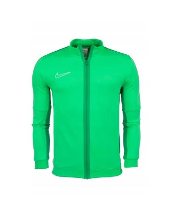 Bluza sport barbati,  Poliester/Elastan, Verde/Alb,