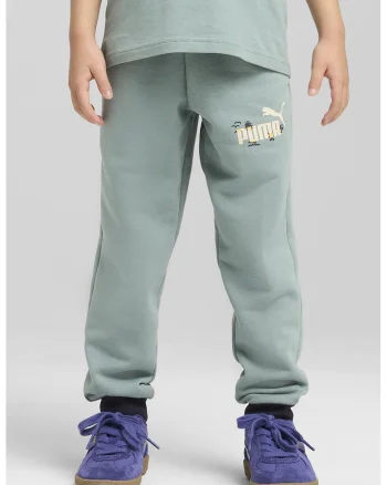 Pantaloni de trening cu buzunare laterale, Verde deschis