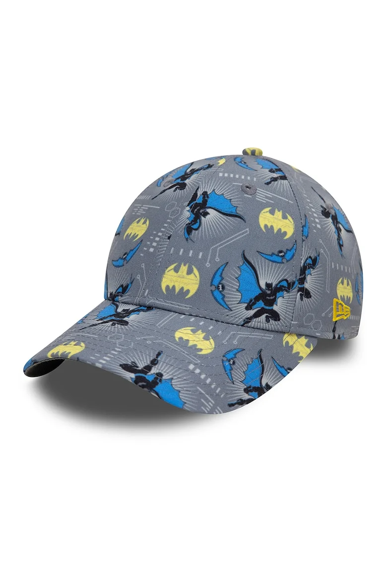Sapca cu imprimeu Batman 9FORTY, Albastru prafuit/Galben pal/Albastru royal