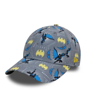 Sapca cu imprimeu Batman 9FORTY, Albastru prafuit/Galben pal/Albastru royal