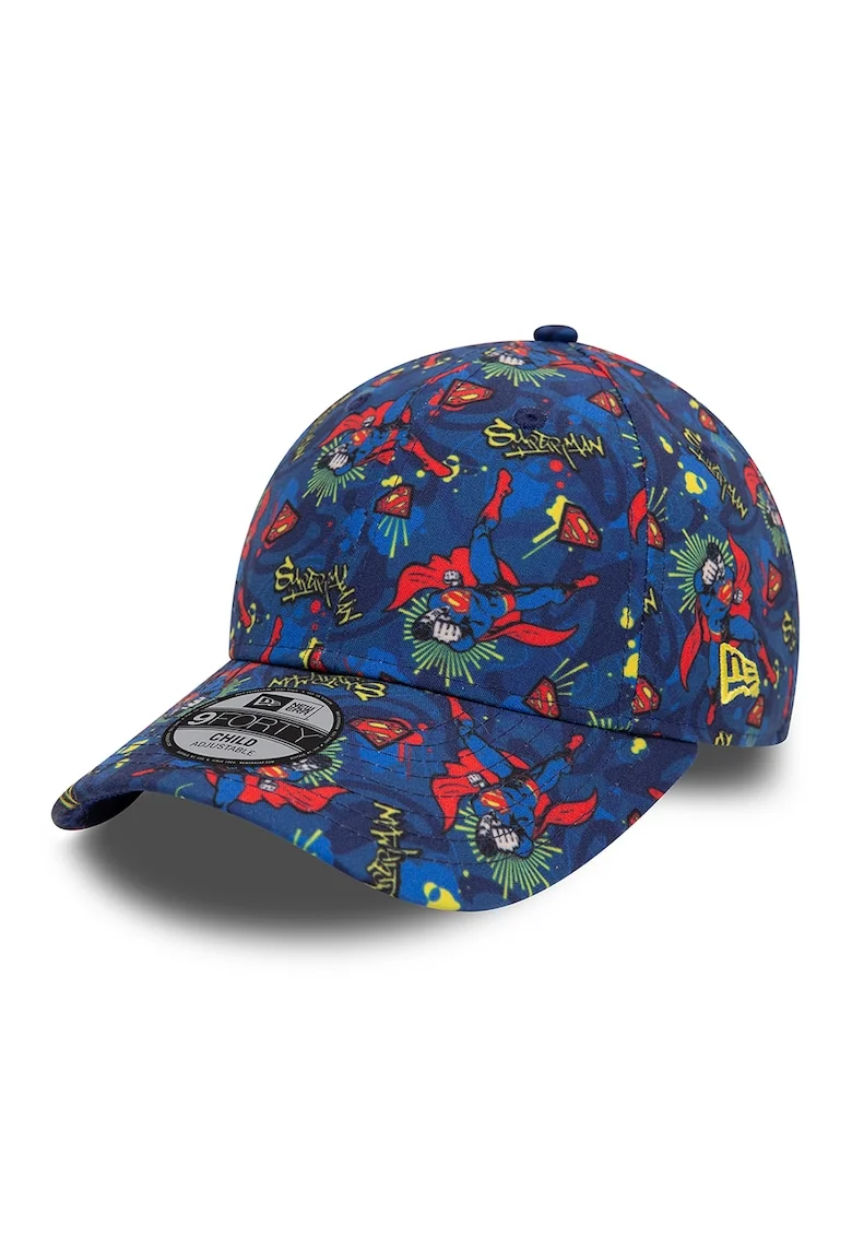 Sapca cu imprimeu Superman 9FORTY, Rosu/Verde aquamarin/Bleumarin