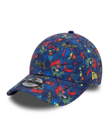 Sapca cu imprimeu Superman 9FORTY, Rosu/Verde aquamarin/Bleumarin