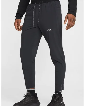 Pantaloni conici cu snur de ajustare pentru alergare, Gri antracit