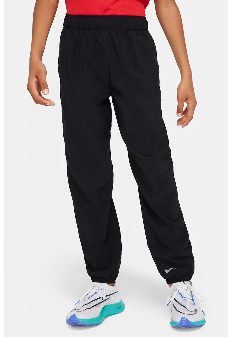 Pantaloni de trening regular-fit cu buzunare, Negru