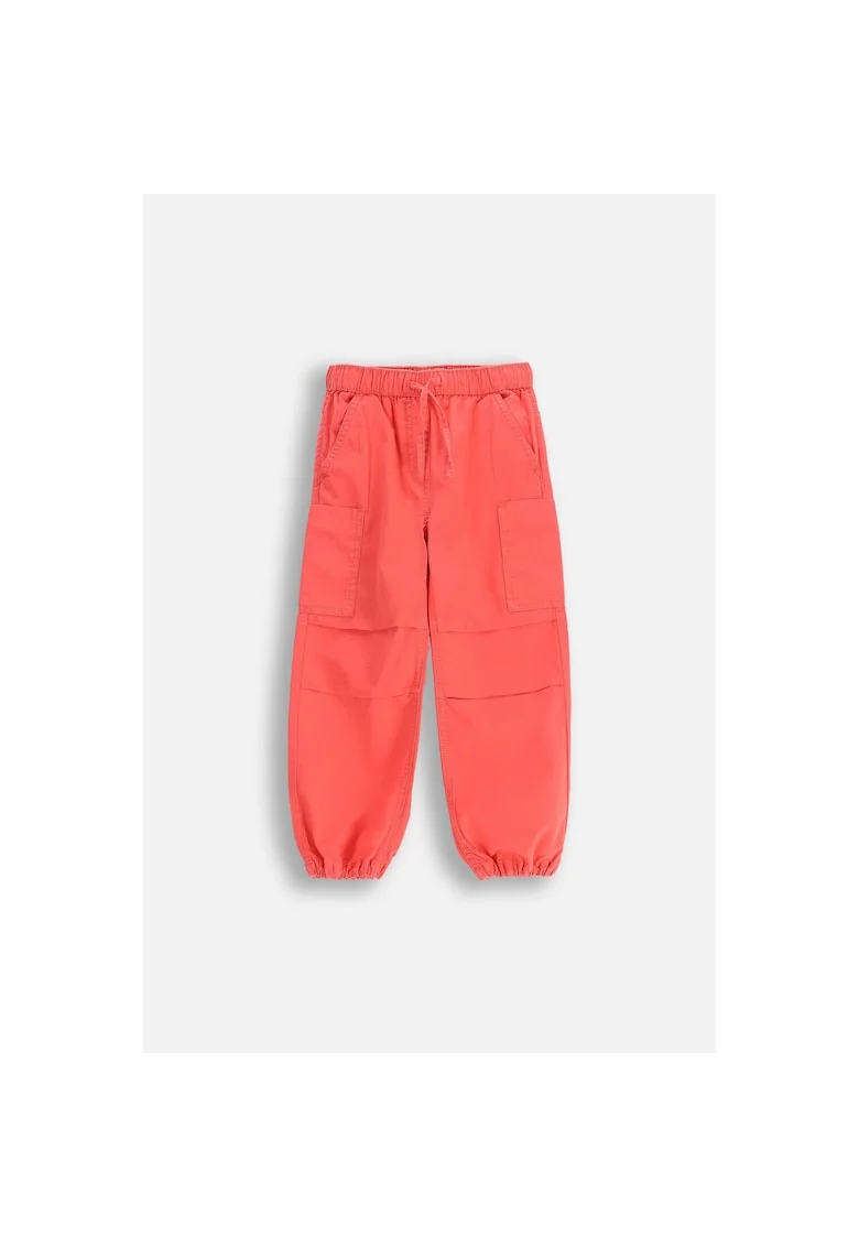 Pantaloni cargo confortabili, Coral
