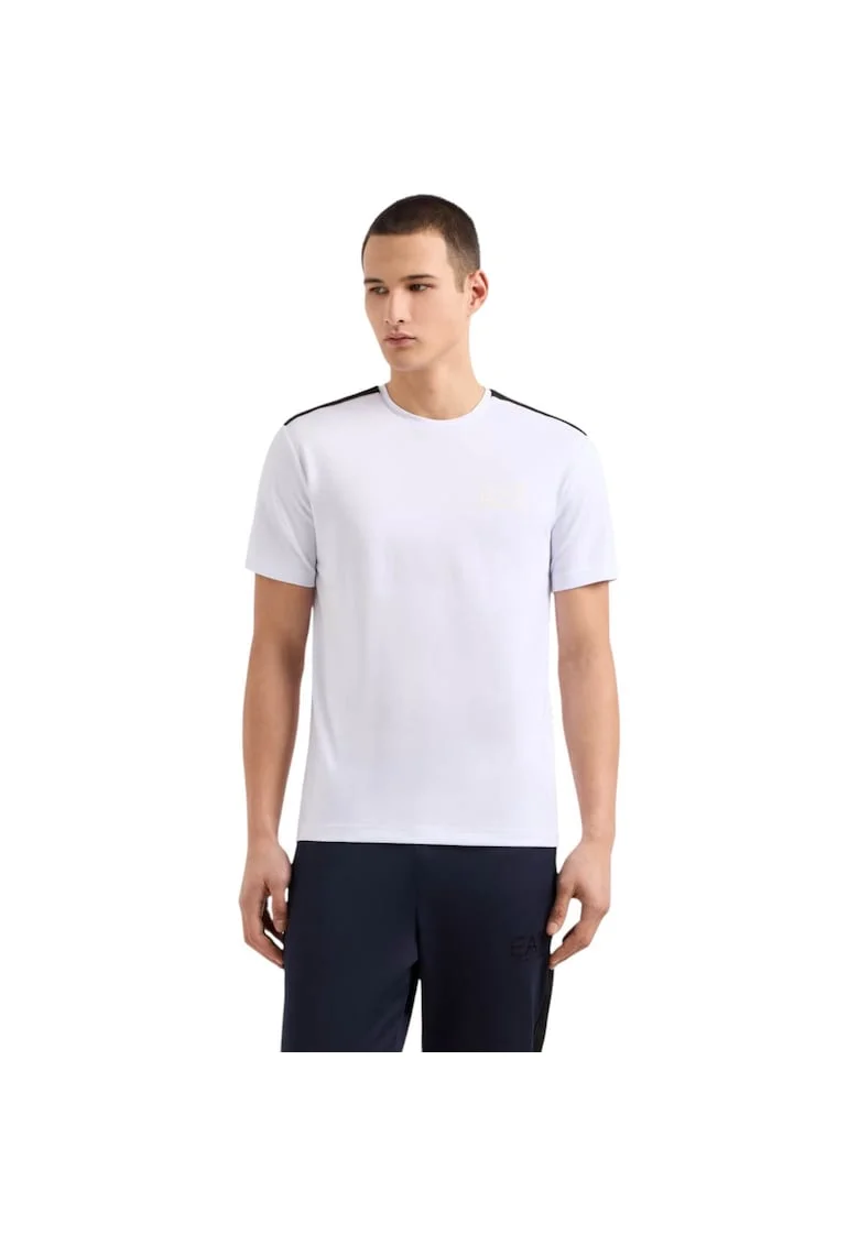 Tricou  EA7 Train Gold 40736, Alb
