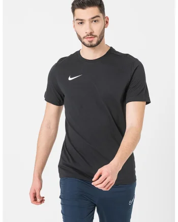 Tricou cu detaliu logo si tehnologie Dri-FIT pentru fotbal Park20, Negru
