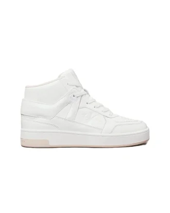 Pantofi sport  pentru Femei, basket cupsole mid mix, YW0YW01649-0LA, Alb, Alb