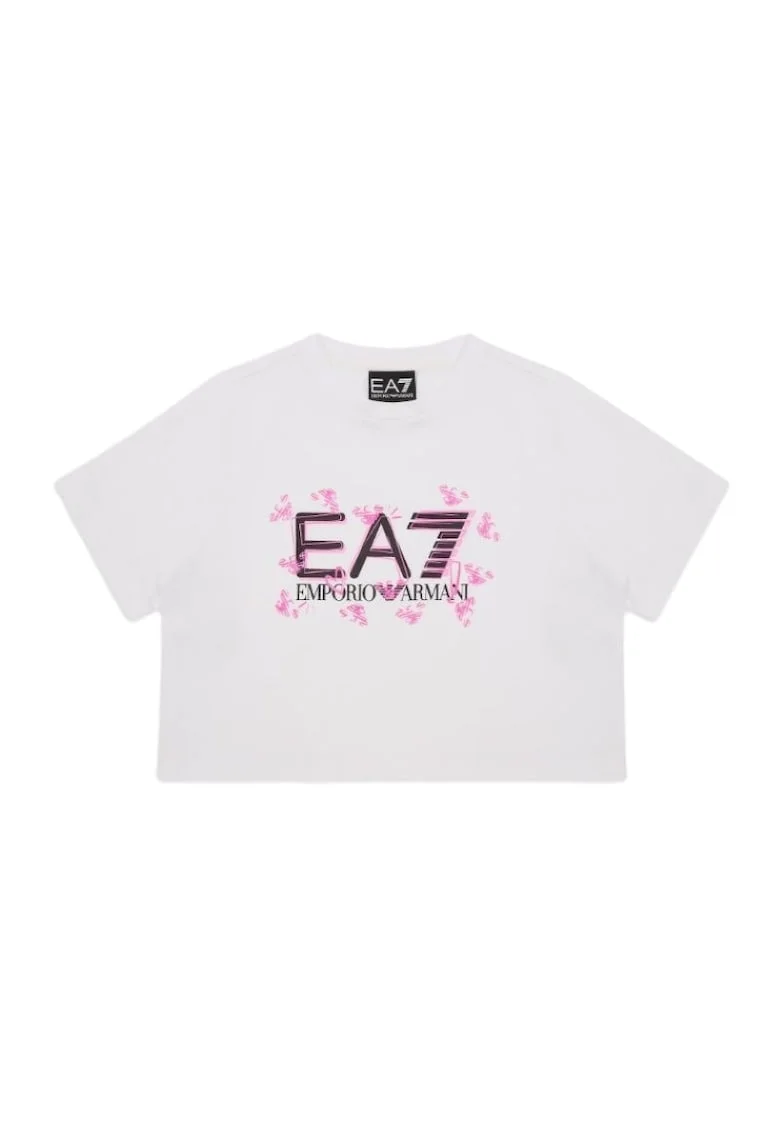 Tricou  pentru Fete, girl t-shirt eagle, 7G000151-AF10373-U0002, Alb, Alb